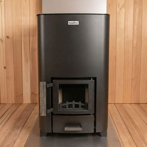 Narvi NC Black Wood Burning Sauna Heater